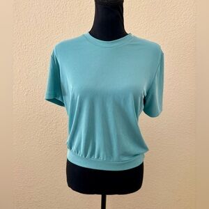 NWT Northern Star Turquoise Short Sleeve Top Small